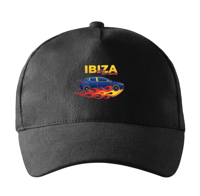 Kšiltovka Ibiza Hot Hatch Španělský Blesk Plamenů A Rychlý Styl Pro Fanoušky