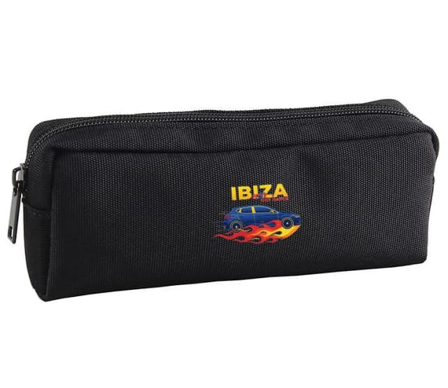Školní penál Ibiza Hot Hatch Španělský Blesk Plamenů A Rychlý Styl Pro Fanoušky