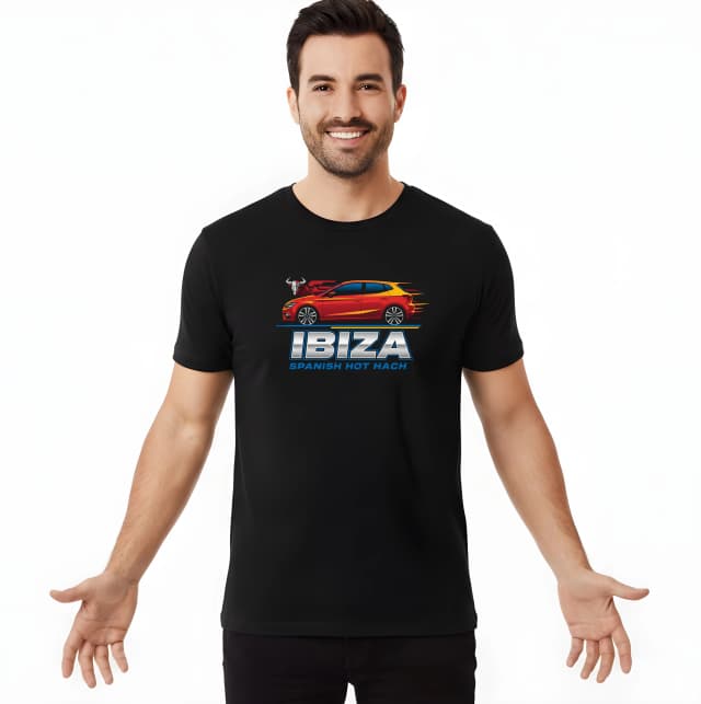 Pánské tričko Ohnivá Ibiza Španělský Býk A Ikona Hot Hatch