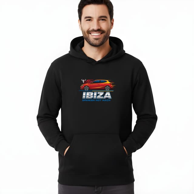 Mikina Ohnivá Ibiza Španělský Býk A Ikona Hot Hatch