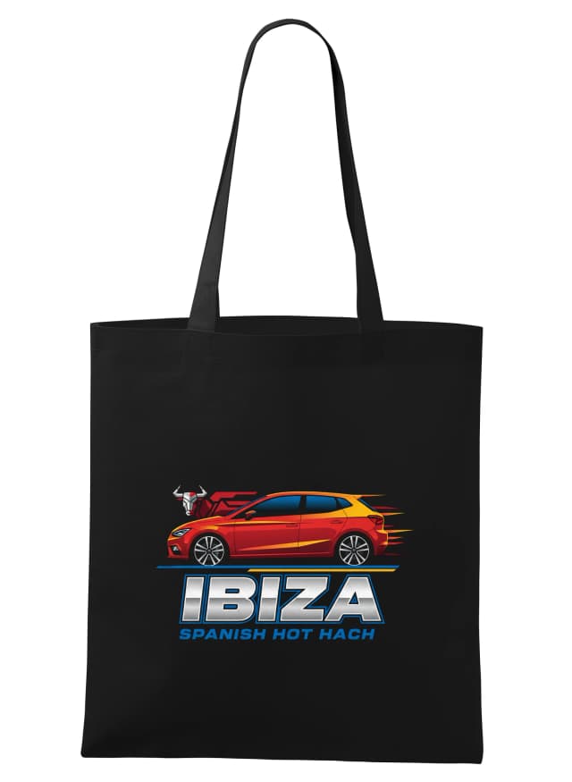 Nákupní taška Ohnivá Ibiza Španělský Býk A Ikona Hot Hatch