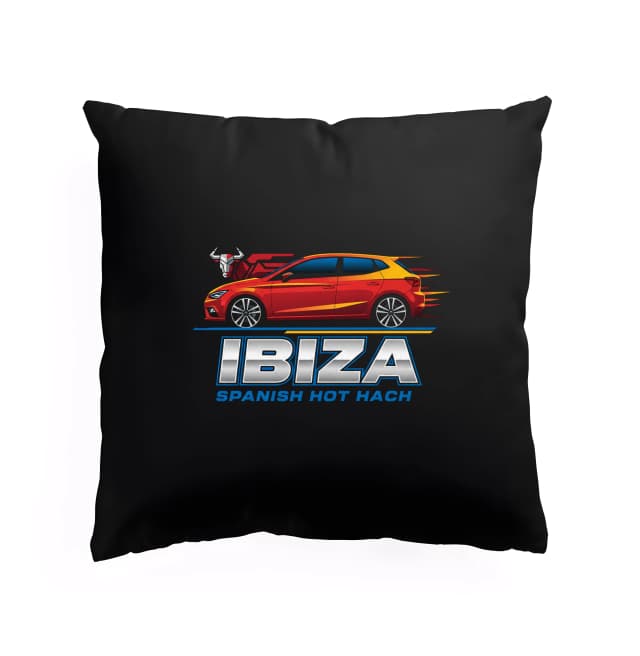 Polštář Ohnivá Ibiza Španělský Býk A Ikona Hot Hatch