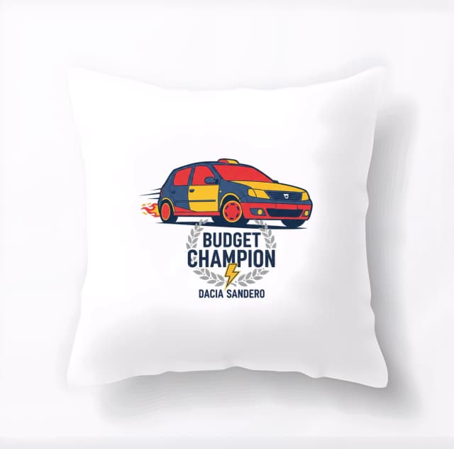 Polštář Král Rozpočtu Dacia Sandero Budget Champion