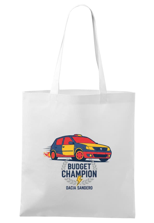 Nákupní taška Král Rozpočtu Dacia Sandero Budget Champion