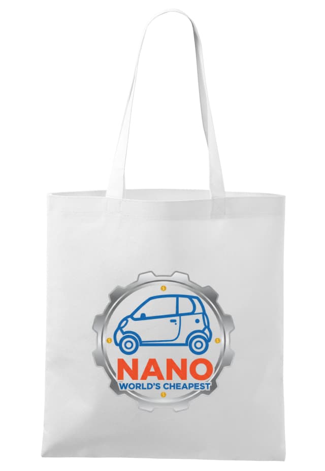 Nákupní taška Nano Nejlevnější Městské Auto Na Světě Úsporné Kompaktní Řešení Pro Vás