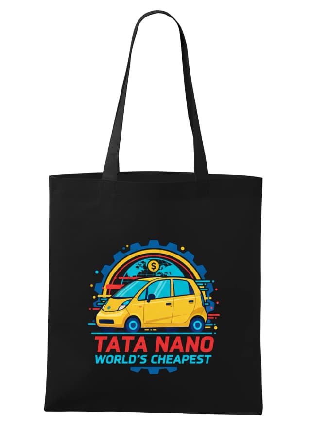 Nákupní taška Tata Nano Globální Ikona Levného Městského Vozu Ekonomická Volba
