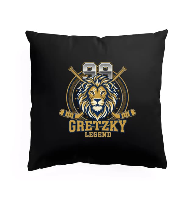 Polštář Král Ledního Hokeje Gretzky 99 Legend Síla Lva Vítězů