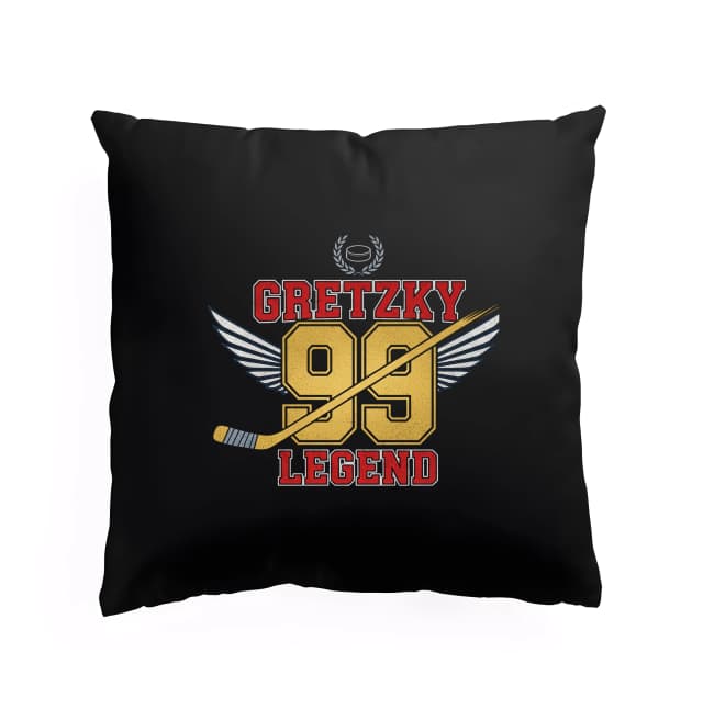 Polštář Gretzky 99 Křídla Hokejové Legendy Retro Síla A Věčná Ikona