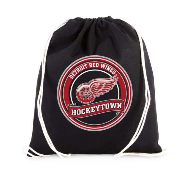 Vak na záda Retro Odznak Detroit Red Wings Hockeytown Křídlo Kolo A Hrdost Města
