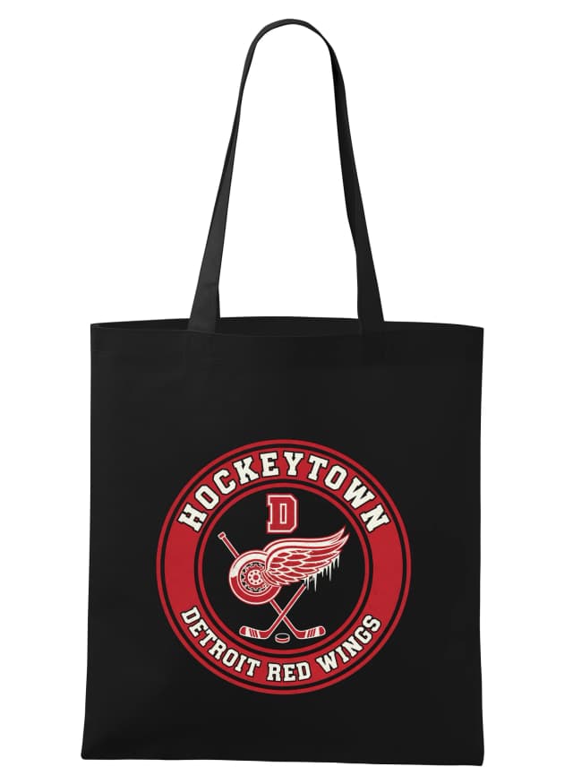 Nákupní taška Legendy Hockeytownu Detroit Red Wings Ledové Křídlo A Retro Emblém