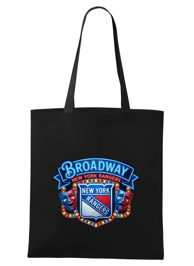 Nákupní taška Neonová Scéna Broadway New York Rangers Divadelní Síla A Hrdost