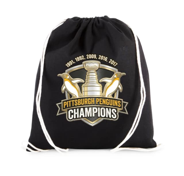 Vak na záda Pittsburgh Penguins Zlatí Šampioni A Legendární Stanley Cup Odznak
