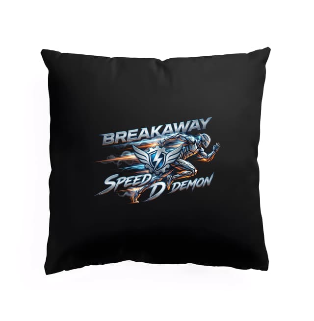 Polštář Breakaway Speed Demon Rychlý Démon S Kovovými Křídly A Bleskem