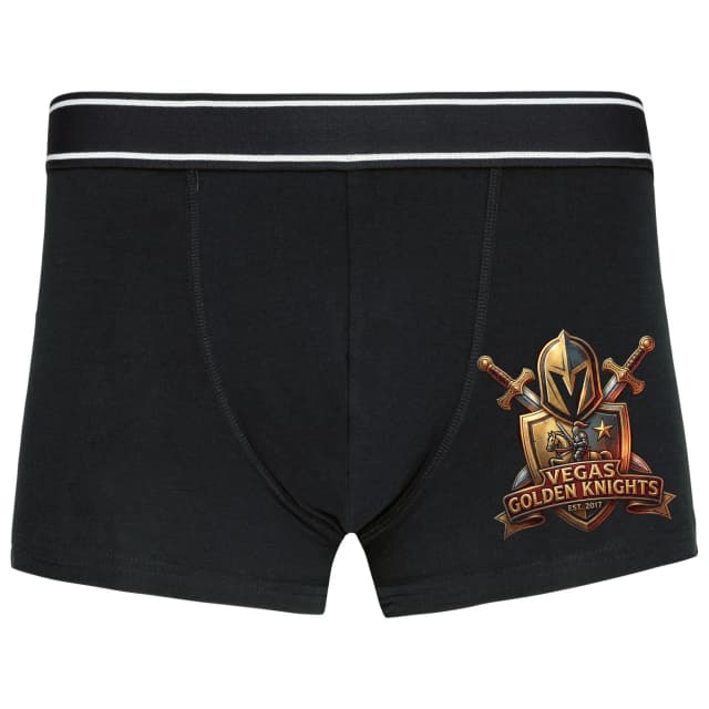 Boxerky Vegas Golden Knights Zlatý Erb Rytířů Meče A Hvězda