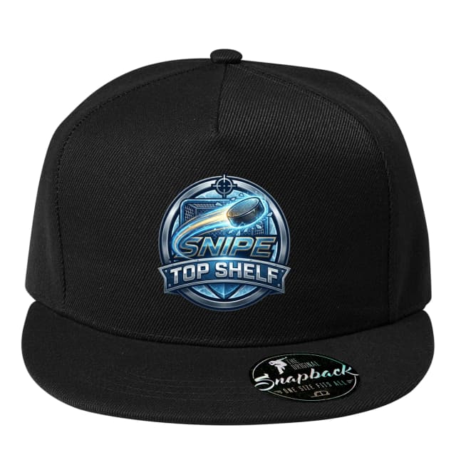 Snapback Top Shelf Snipe Dokonalý Hokejový Gól Pukem Do Šibenice