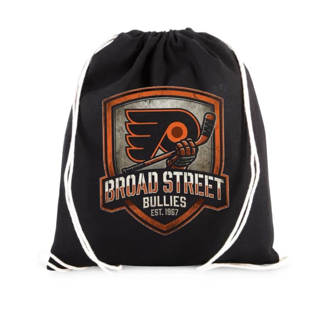 Vak na záda Oranžovočerný Štít Broad Street Bullies Síla A Tradice