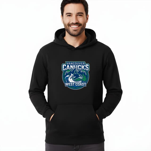 Mikina Vancouver Canucks Západní Pobřeží Orca Hory A Lesní Síla