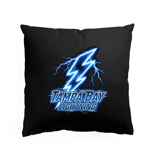 Polštář Neonový Noční Blesk Tampa Bay Lightning Elektrická Síla Fanoušků