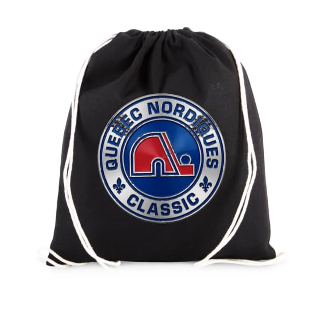 Vak na záda Ikonický Retro Emblém Quebec Nordiques  Nadčasový Classic Návrat