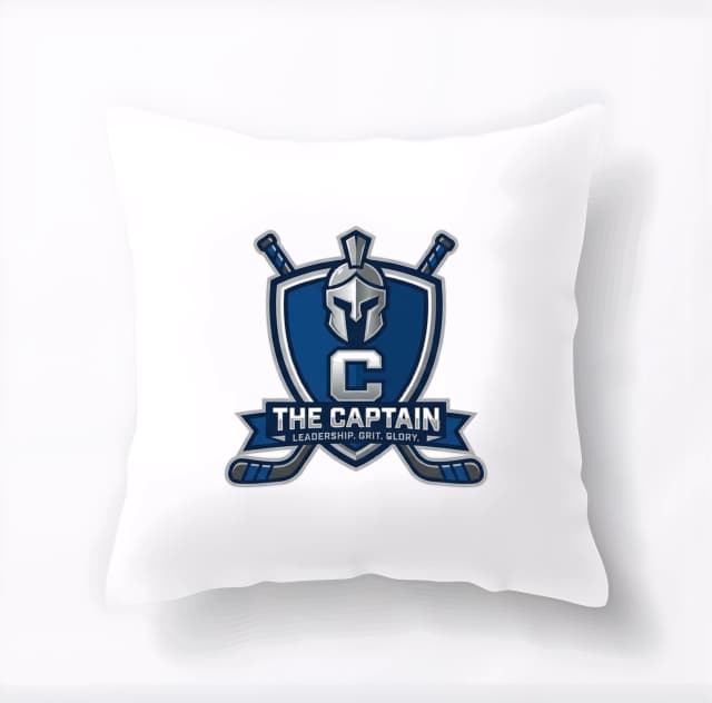 Polštář Rytířský Duch The Captain Vůdce Síla A Sláva Hokeje