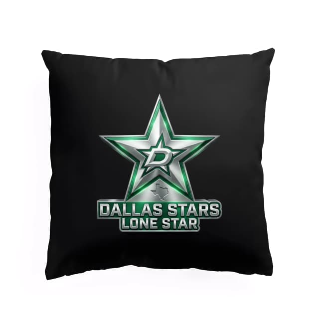 Polštář Dallas Stars Kovový Lone Star Hvězdný Emblém Texaské Hrdosti