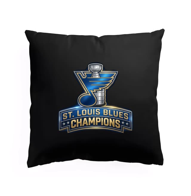 Polštář St Louis Blues Oslava Vítězství Ve Stanley Cup Zlatí Šampioni A Hrdost