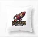 Polštář Legendární Richard The Rocket Nezaměnitelné Retro Raketové Logo Pro Fanoušky