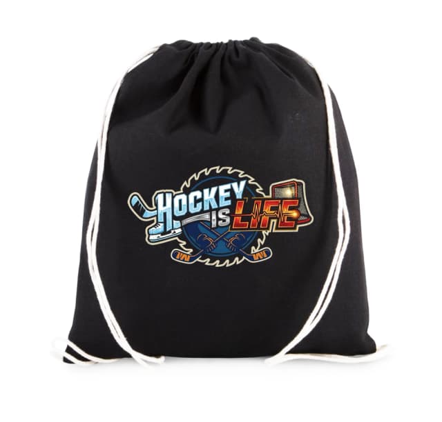 Vak na záda Hockey Is Life  Ledová Vášeň Oheň A Srdce Hokejové Duše