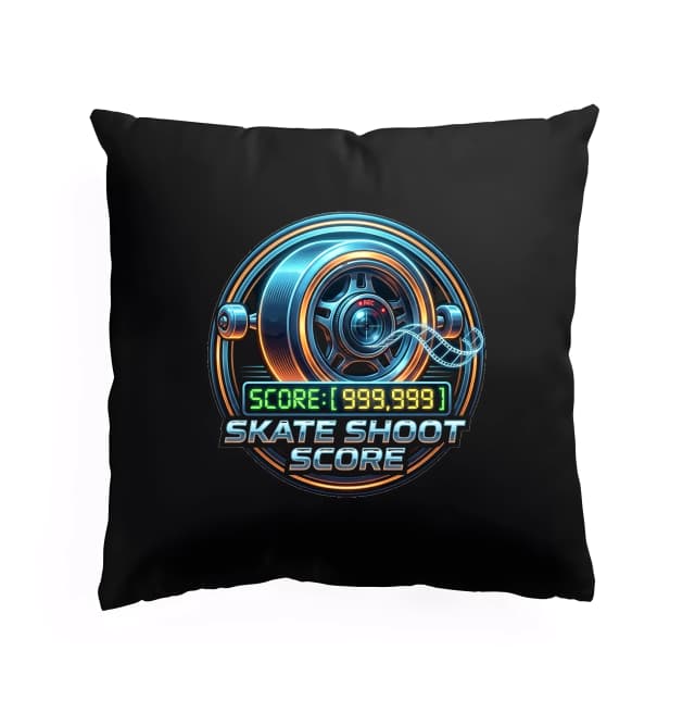 Polštář Neonová Aréna Skate Shoot Score Střihy Záběry Rekordy