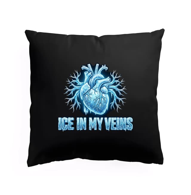 Polštář Ledové Srdce A Žíly Ice In My Veins Síla Mrazivého Klidu