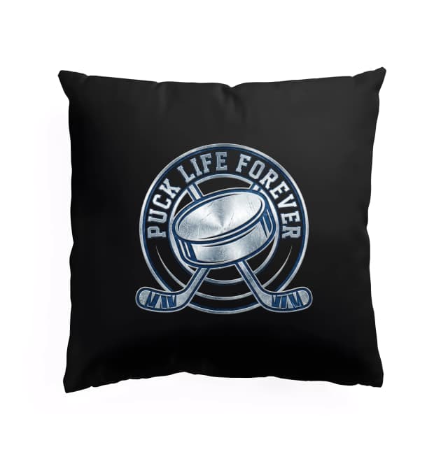 Polštář Věčný Puk A Hrdost Hokeje  Puck Life Forever
