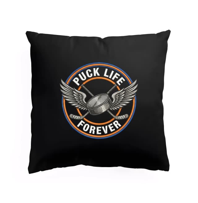 Polštář Křídla Puku Puck Life Forever Hokejová Duše Navždy
