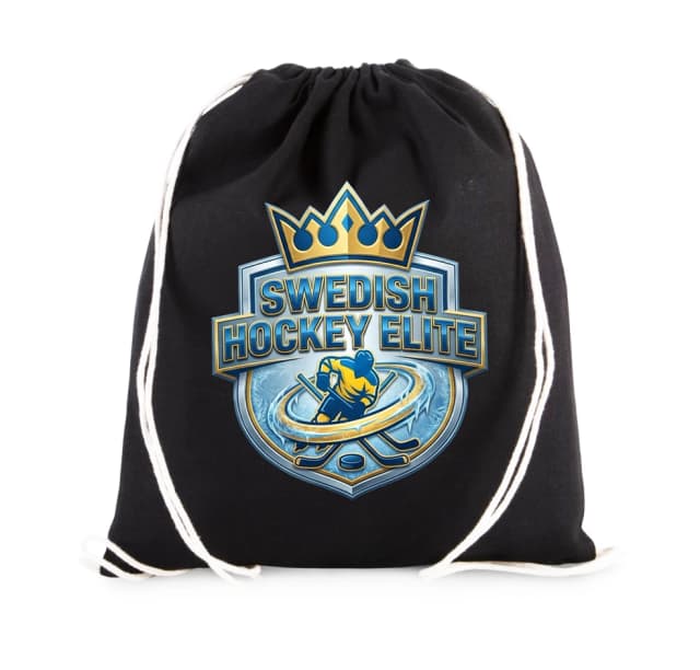 Vak na záda Švédská Hokejová Elita Swedish Hockey Elite Královský Ledový Štít S Korunou