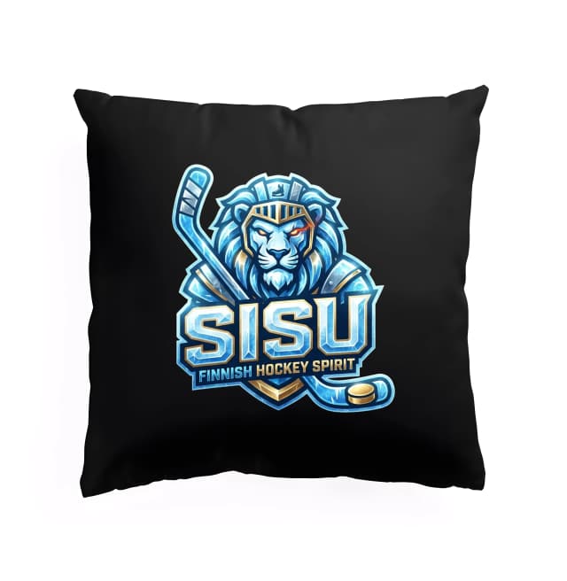 Polštář Sisu Ledový Lev Síla A Duch Finského Hokeje