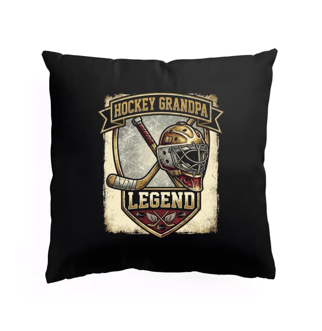 Polštář Hokejový Dědeček Legenda Hockey Grandpa Legend