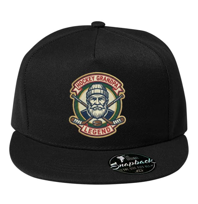 Snapback Legendární Děda Hockey Legend S Duší Hokejového Fanouška