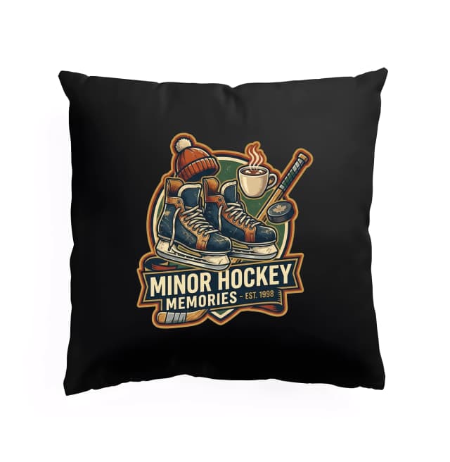 Polštář Vzpomínky Z Ledních Mládežnických Zápasů  Minor Hockey Memories