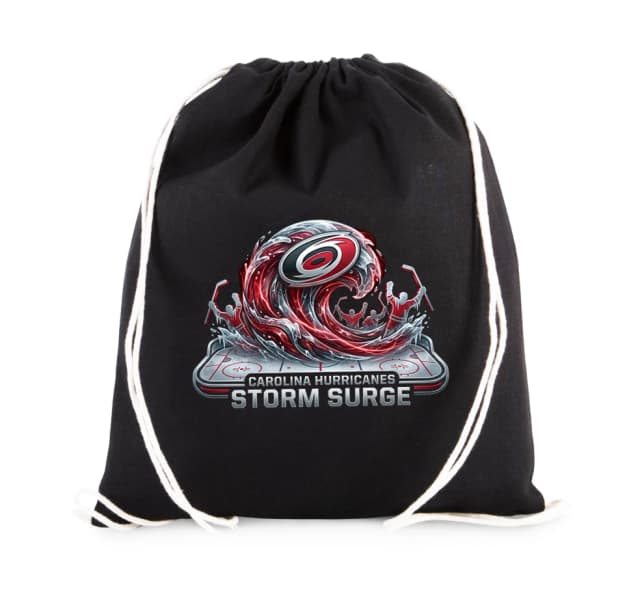 Vak na záda Carolina Hurricanes Storm Surge Ledová Vlna Fanoušků Plná Síly A Vášně