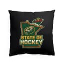 Polštář State Of Hockey Minnesota Wild Srdce Hokeje A Hrdost Fanoušků