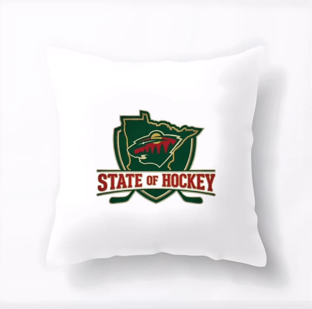 Polštář Divoká Minnesotská Legenda Minnesota Wild State Of Hockey Lesy Hvězdy Síla