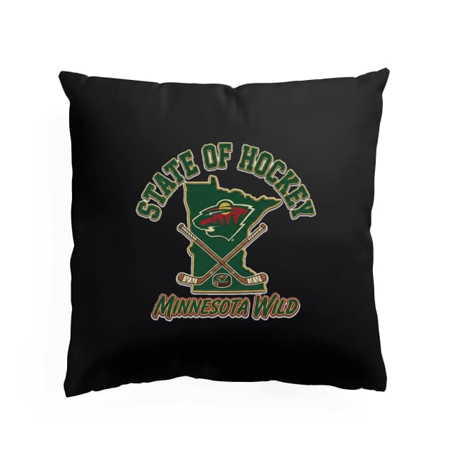 Polštář Minnesota Wild Srdce Minnesoty Stát Hokeje A Divočiny