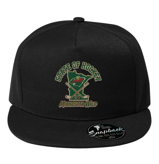 Snapback Minnesota Wild Srdce Minnesoty Stát Hokeje A Divočiny