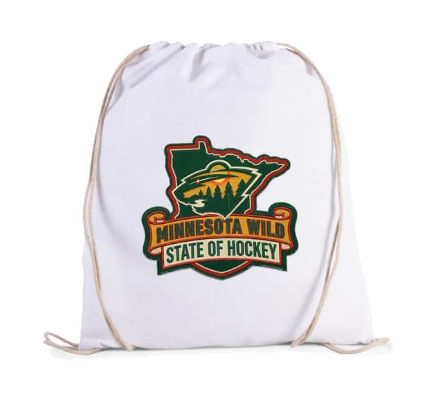 Vak na záda Minnesota Wild State Of Hockey Severská Divočina Lesov A Hokejová Hrdost