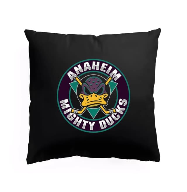 Polštář Zuřivá Kachna Anaheim Mighty Ducks Klasika Retro Maskot