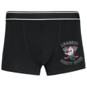 Boxerky Anaheim Mighty Ducks Klasická Retro Brankářská Maska Ve Fialovozeleném Provedení