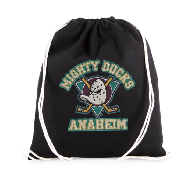 Vak na záda Klasické Retro Hokejové Logo Mighty Ducks Anaheim S Maskou A Holemi