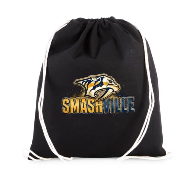 Vak na záda Smashville Drtivá Síla Nashville Predators Praskající Beton Zlatá A Modrá Vzpoura