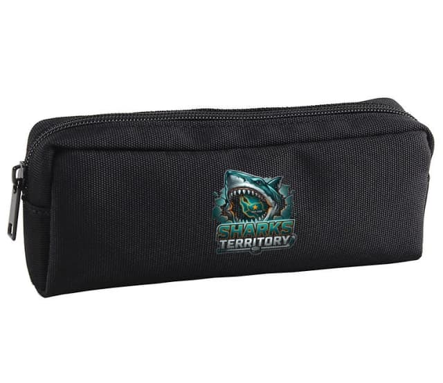 Školní penál Žraločí Území Sharks Territory San Jose Hlavní Hokejový Symbol Fanoušků