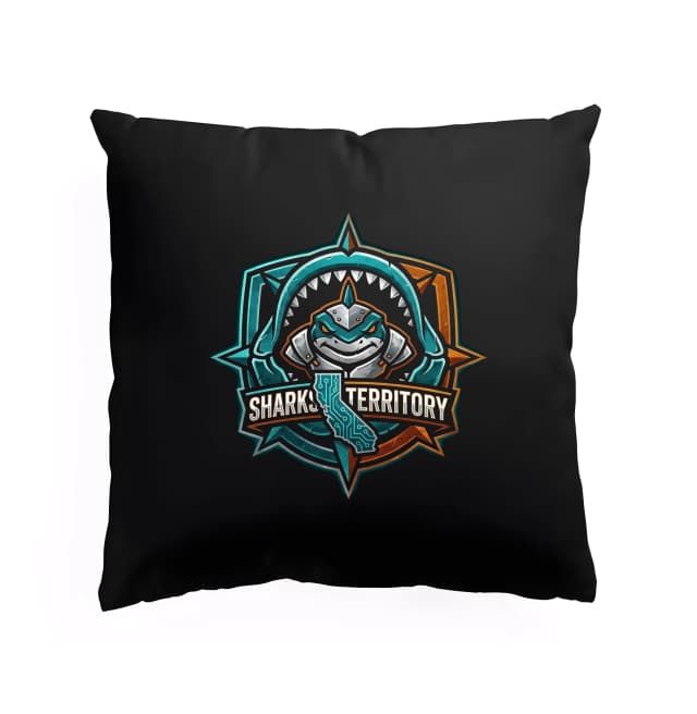 Polštář Sharks Obrněný Žralok Kalifornského Území S Kyberkompasem Síly