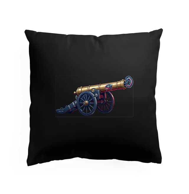 Polštář Zlaté Dělo Columbus Blue Jackets Mechanický Kanón Síly Hrdosti A Stylu